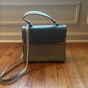 Dune London Blue and Gray Shoulder Bag